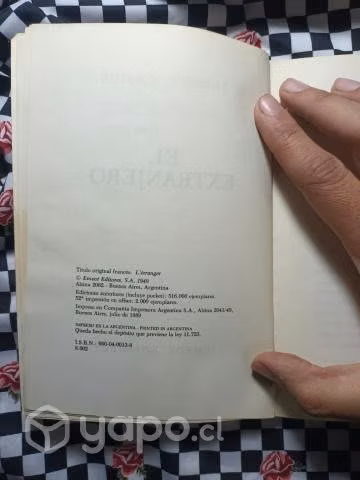 El extranjero de Albert Camus, Emecé