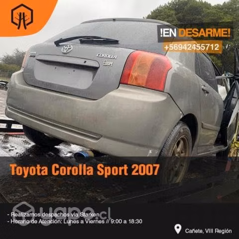 Portafiltro aire toyota corolla sport 2007