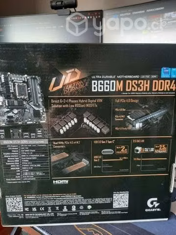 Placa gigabyte b660M DS3HDDR4 - Imagen 2