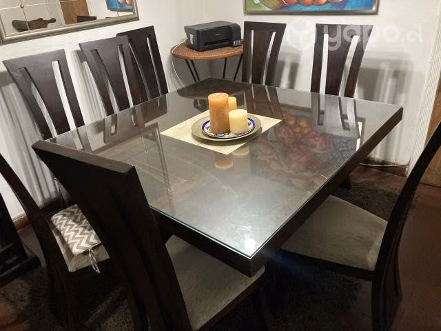 Comedor cuadrado 8 sillas - Imagen 2