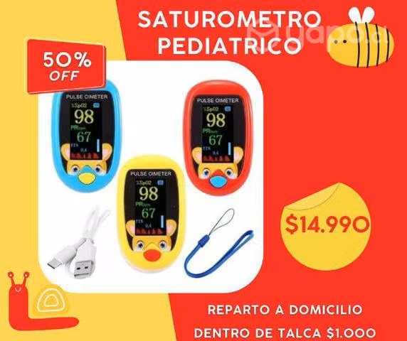 Saturometros pediatrico