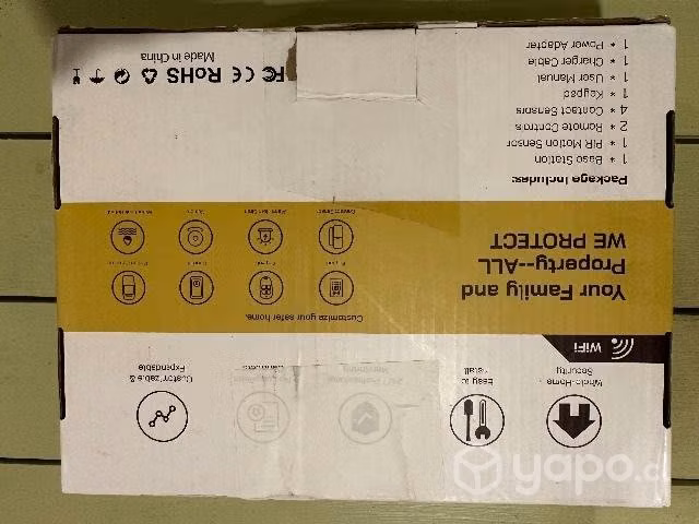 Kit de alarma inalámbrico de 9 piezas GRSICO