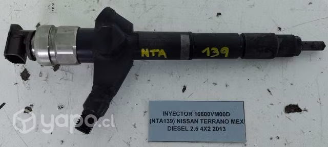 Inyector 16600VM00D (NTA139) Nissan Terrano Mex Di
