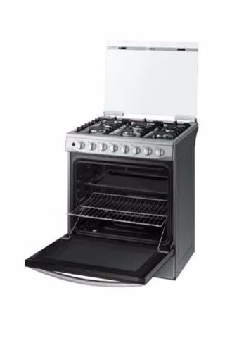 Cocina Samsung 6 quemadores puerta espejo