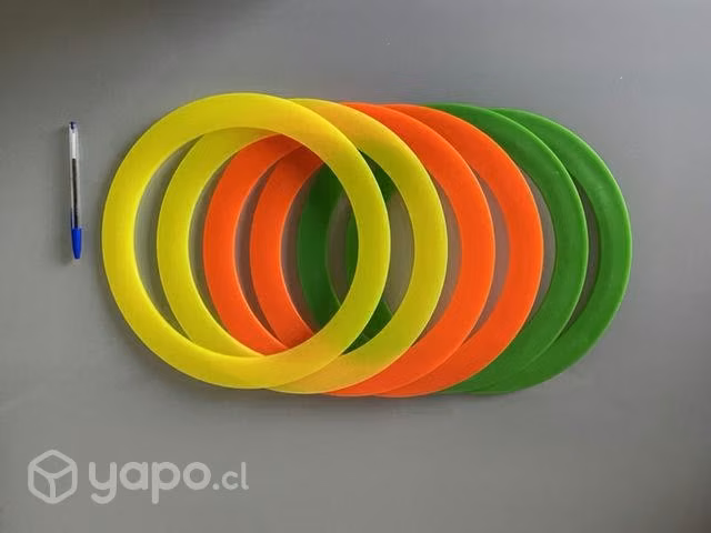 Aros malabarismo de 32cm 6u