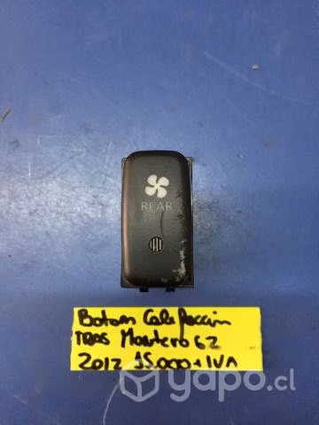 Boton calefaccion tras Mitsubishi Montero g2 2012