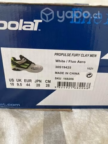 Nuevas zapatillas de tenis Babolat, sin uso!