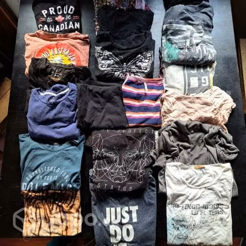 Fardo de ropa/ 19 poleras