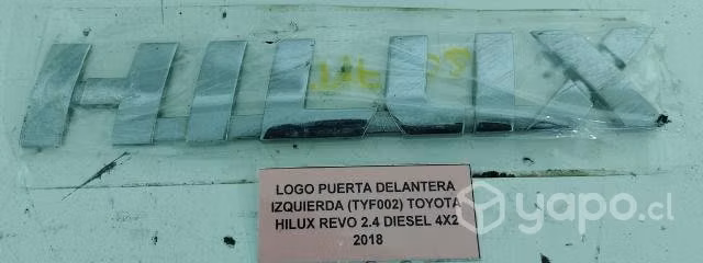 Logo Puerta Delantera Izquierda (TYF002) Toyota Hi