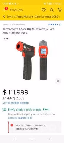 Termómetro infrarrojo pro