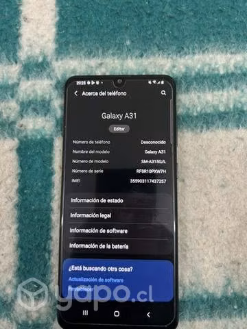 Celular A31 buen estado
