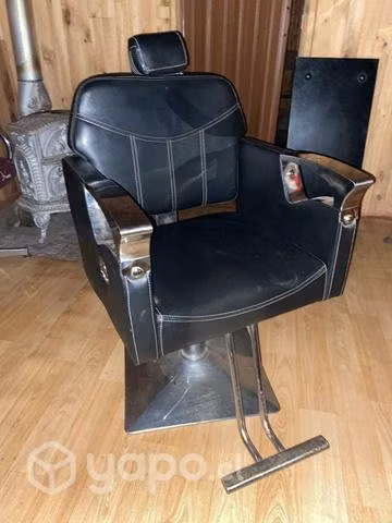 sillón reclinable barbería - Imagen 2