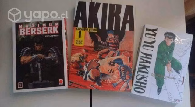 Mangas AKIRA, Berserk y yu yu Hakusho