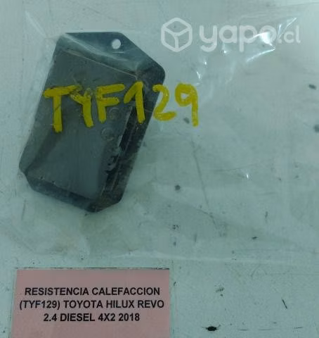 Resistencia Calefacción (TYF129) Toyota Hilux Revo