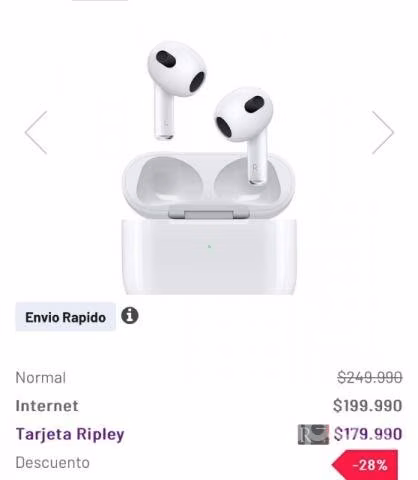 AirPods 3era generación oiriginales