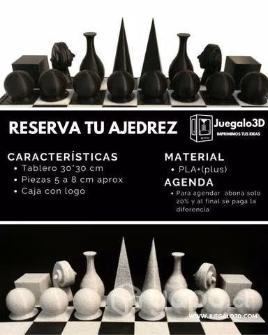 Ajedrez temático Impresión 3D