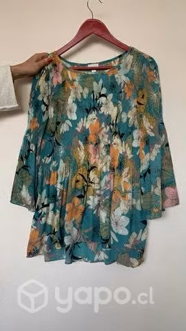 Blusa estampada Seda