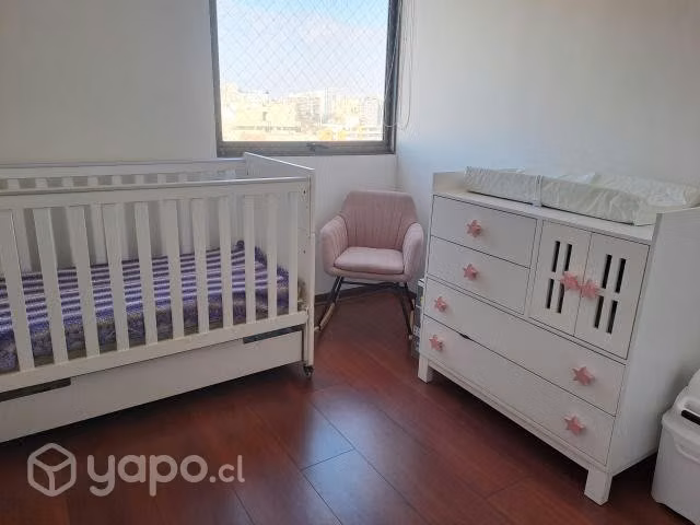 Departamento con linda vista, cercano Metro Ñuñoa