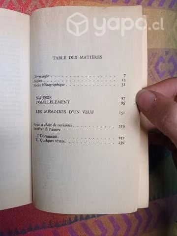 Libro Francés de Paul Verlaine