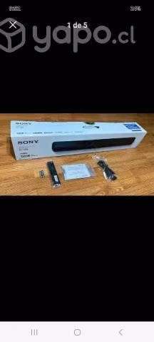 Soundbar sony 120w poco uso