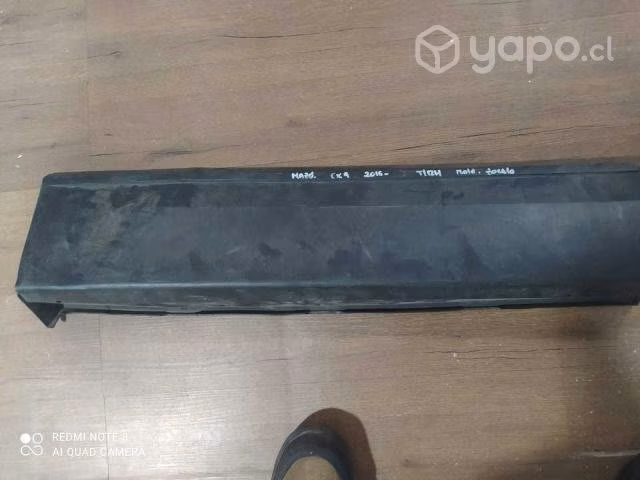 Mazda cx9 2018 moldura de puerta trasera derecha