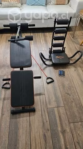 2 maquinas de abdominales