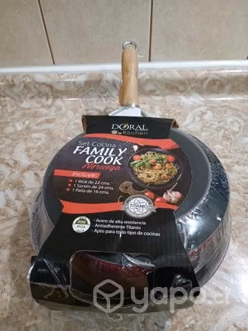 Pack sarten + wok family cook doral