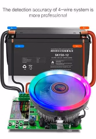 Medidor de prueba descarga baterias electricas