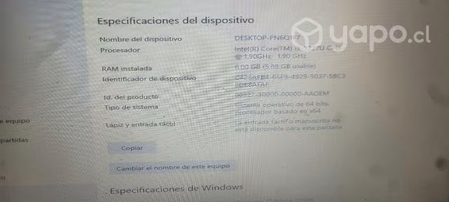 Notebook sony vaio