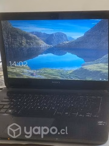 Notebook sony vaio