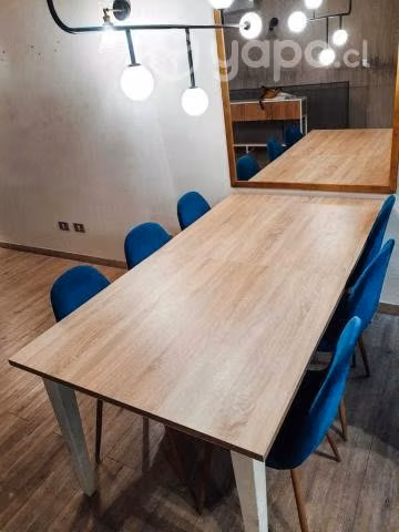 Comedor con 6 sillas - se extiende hasta 2,8m