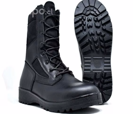 Bota de combate Negra de cordura