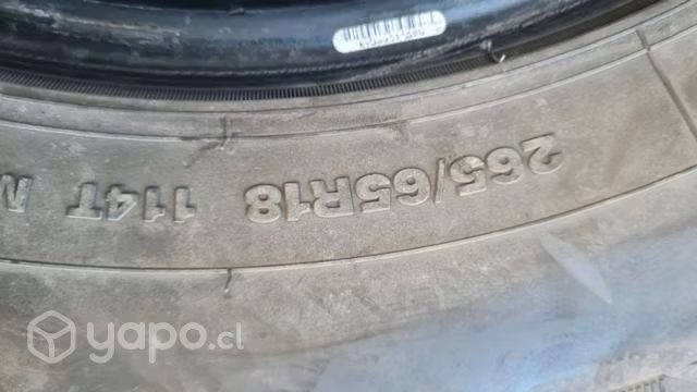 Neumaticos 265 65 r18