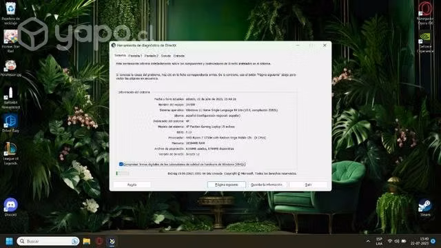 Notebook GAMER Hp Pavilion Gaming 15