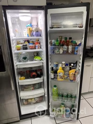 Refrigerador general electric, con ice maker