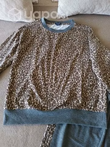 Pijama Animal Print Manga Larga talla S