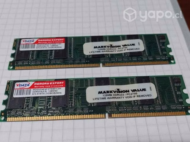 Ddr 333 memoria ram 2 unidades - Imagen 2
