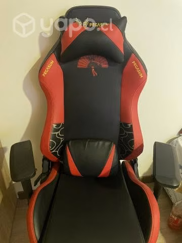 Monitor gamer curvo 144hz, audífonos y silla gamer