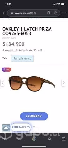 Lentes Oakley Latch Prizm - Imagen 5