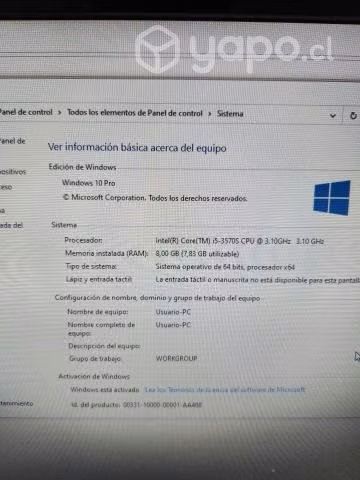 Computador All In One Lenovo Core i5 - Imagen 2