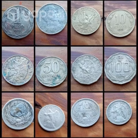 Monedas chilenas antiguas - Imagen 2