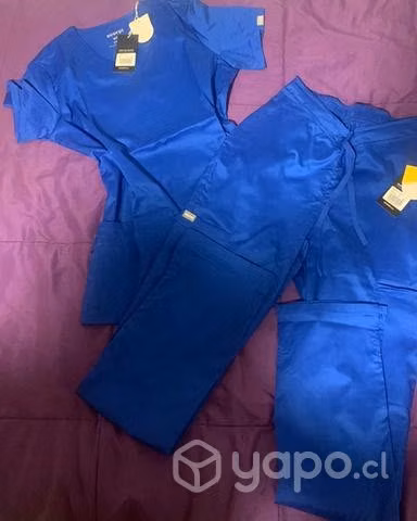 Uniforme clínico Scorpi azul rey