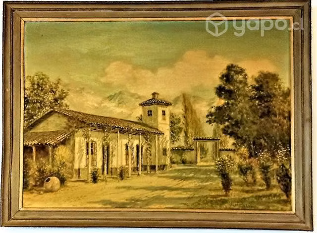 Pintura al óleo de Alberto Lobos