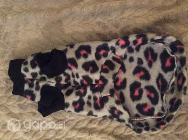 Capita de polar Animal Print para perrita/to Small