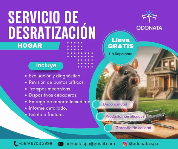 Control de Plagas - Fumigación - Desratización