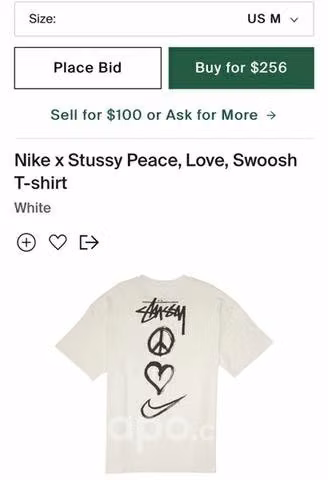 Polera Nike x Stussy