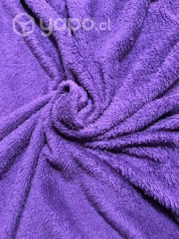 Tela corderito morado