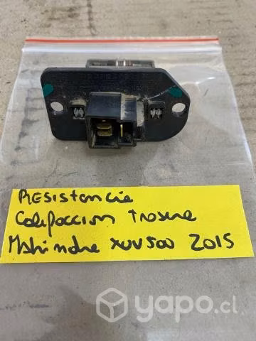 Resistencia calefaccion trasera Mahindra XUV 2015