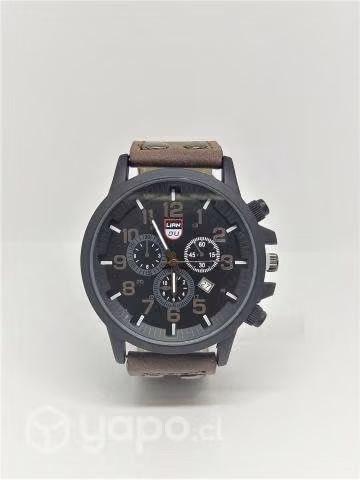 Reloj casual para caballero acero inoxidable y cue
