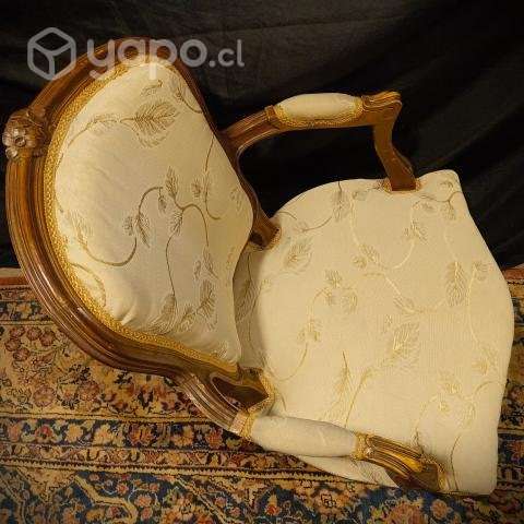 Bello Sillón Francés Estilo L. XV - Imagen 4